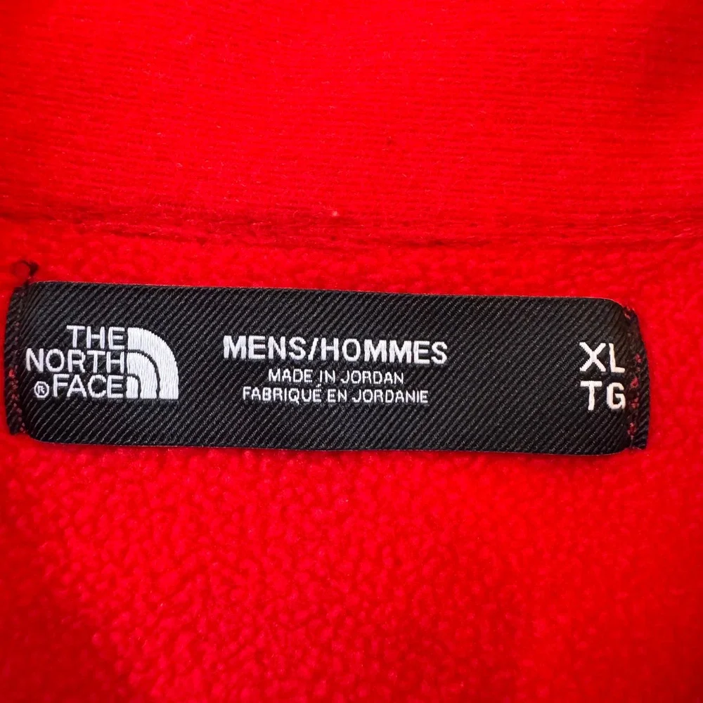 The North Face Red 1/4 Zip Pullover Fleece Gorpcore Alpine Hiking Outdoor SZ XL‎